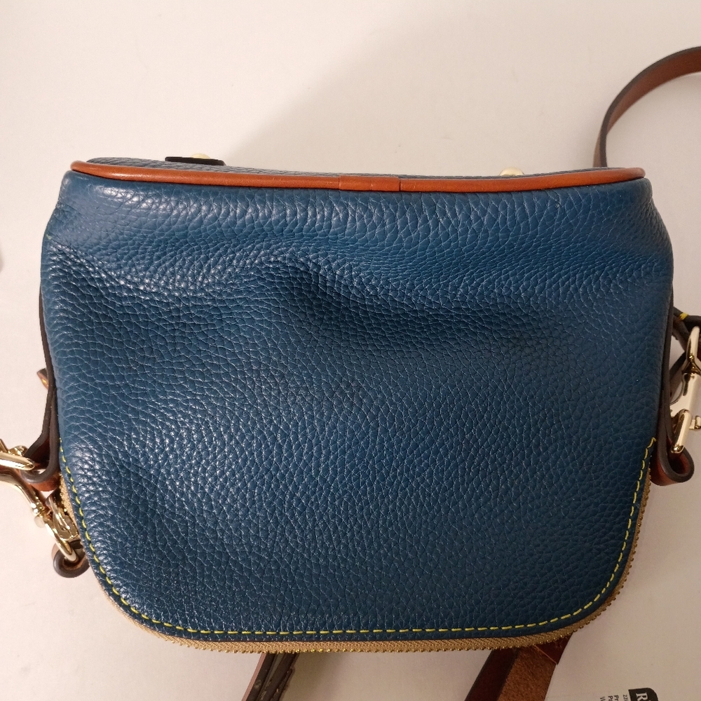 Dooney & Bourke Teal Pebble Leather Crossbody Bag and Wallet Set - Picture 5 of 17